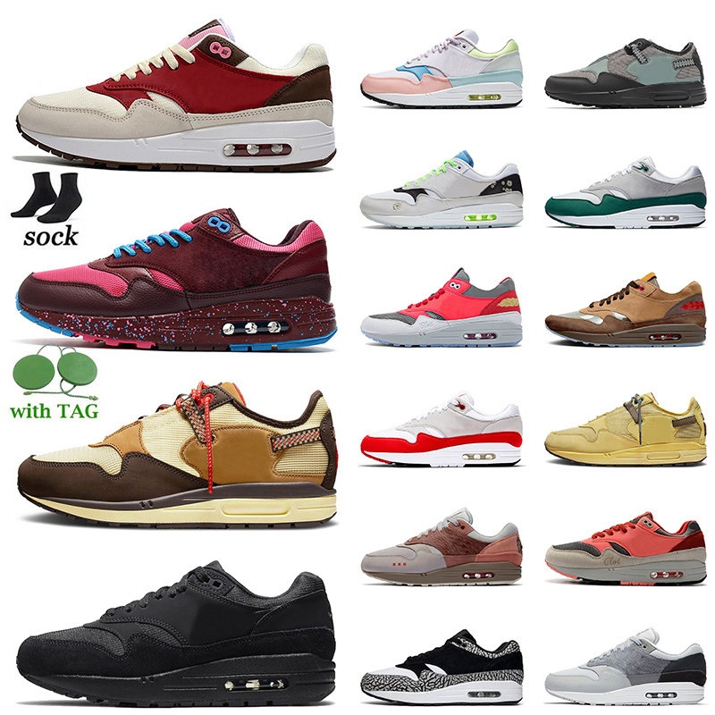 

Outdoor Og Trainers Max 1 87 Cactus Jack Running Shoes Baroque Brown Saturn Gold Amsterdam London Bacon Clot Kiss Of Death CHA Mens Women Top Designer Sneakers, B43 og anniversary 36-40