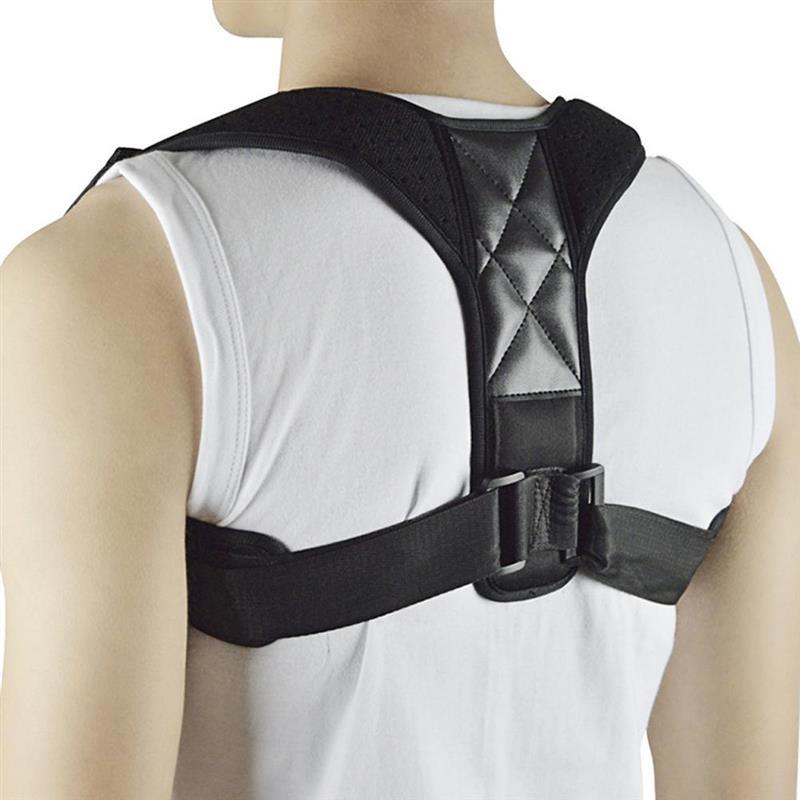 

Back Support Adjustable Posture Corrector Breatheable Strap Shoulder Brace For Neck And Clavicle Trainer Corrects Women Men, Picture shown