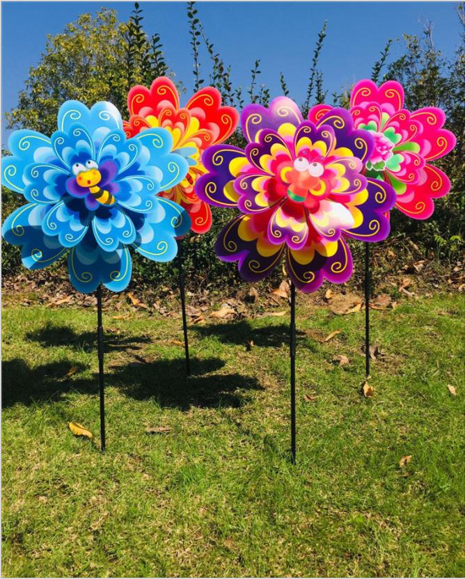 

Toys Arrival Wind Spinner Windmill Garden Decoration Insect Cartoon Butterfly Kids Children Gifts Yard Wheel Games A0521