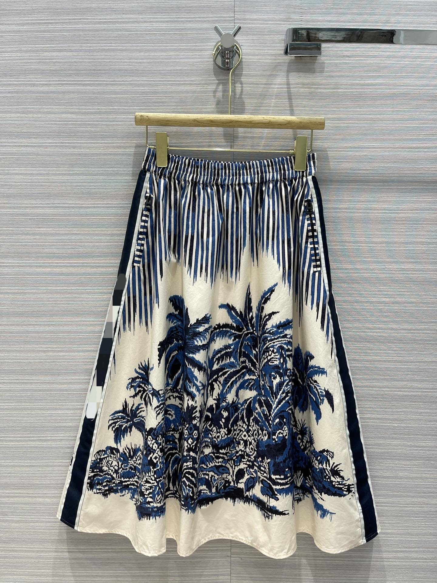 

2021 Spring summer Autumn Milan Designer Skirts Fashion A Skirts Women Brand Same Style Skirts 0416-6, Black
