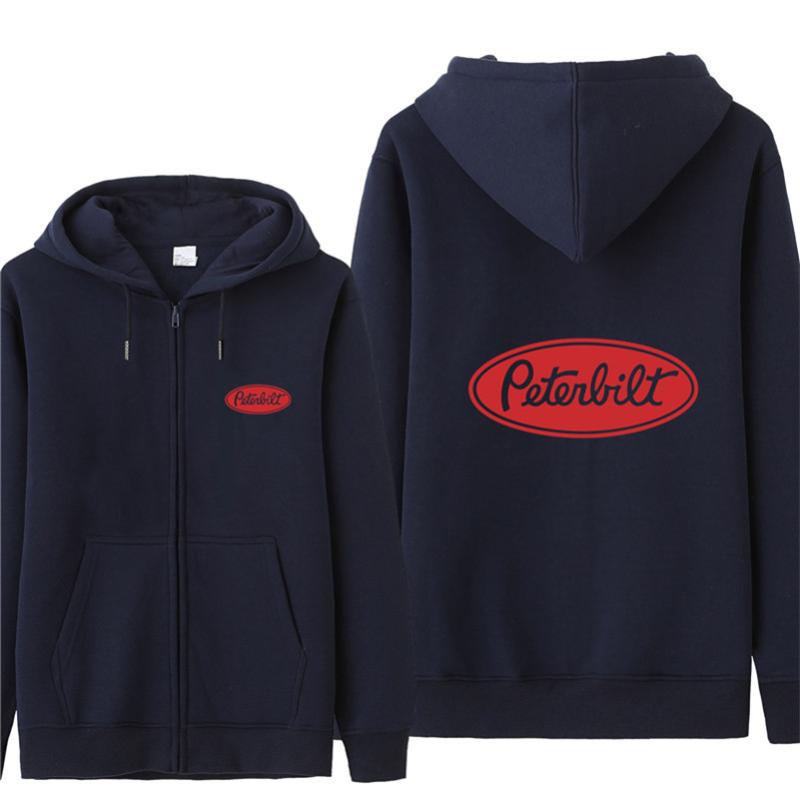 

Men's Hoodies & Sweatshirts Peterbilt Trucks Sweatshirt Men Autumn Coat Pullover Fleece Jacket Unisex Man HS-019, As picture