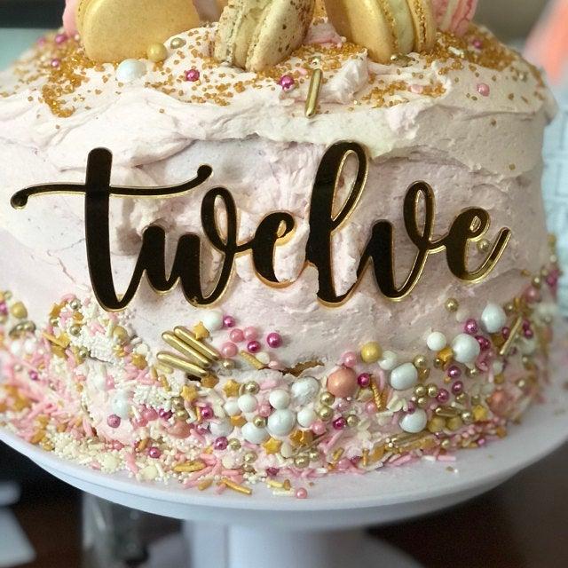

Other Event & Party Supplies Cake Name Plate | Plaque Custom Topper Unique Gold Silver Acrylic Wooden Decor For Birthday
