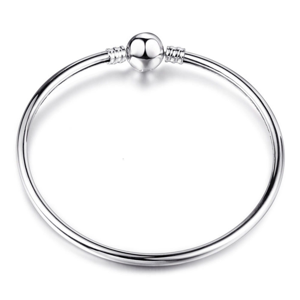 

Hand catenary DIY jewelry accessories white K basic smooth round head hard Bracelet lz05 can be opened, Golden;silver