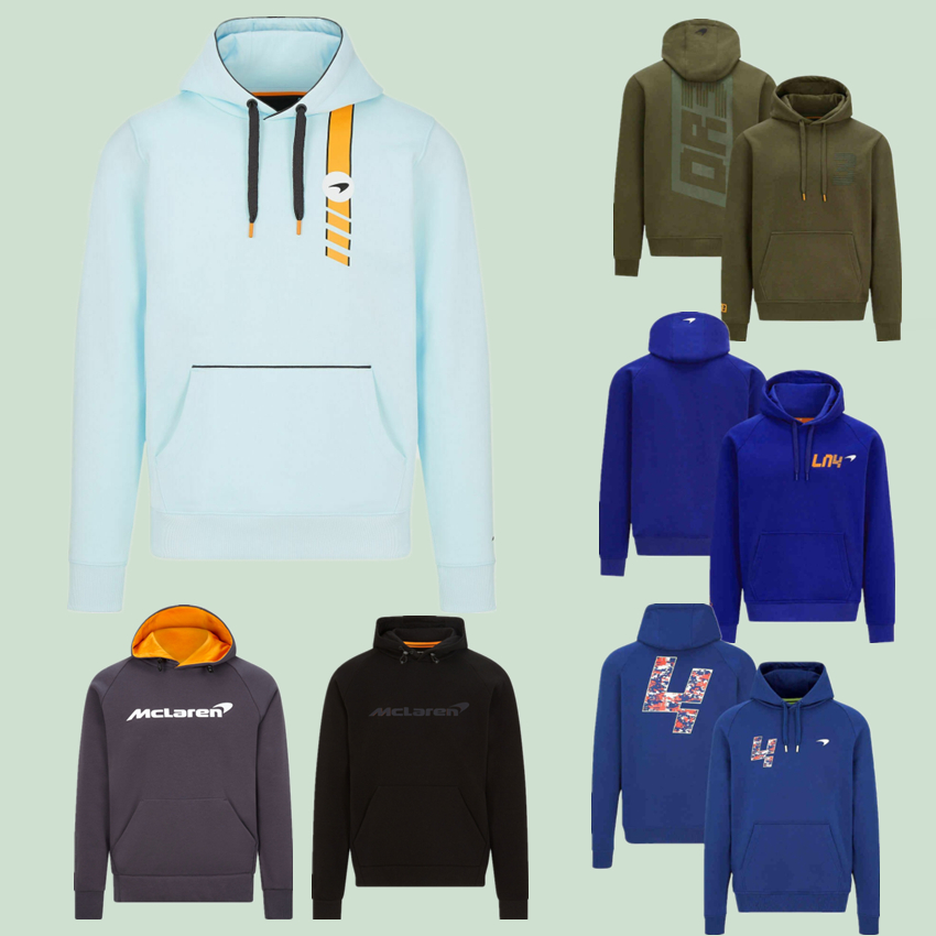 

2021 F1 Gulf Classic Hoodie Mclaren Team Cycling Jersey Outdoor Sports Long-sleeved Jacket, 13