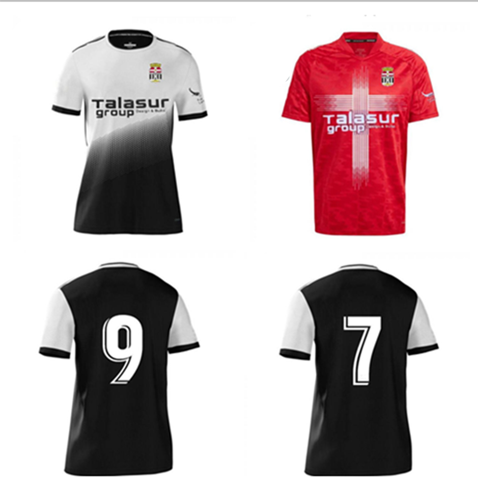 

21 22 FC Cartagena soccer jerseys 2021 2022 GALLAR BULKA HARPER AGUZA CLAVERIA DELMAS JERSEY football shirts home away third, Black;yellow