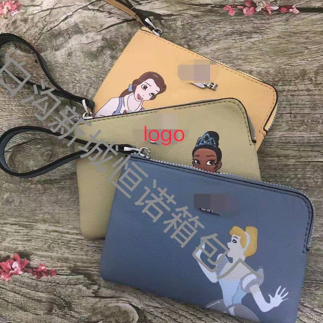 

2021 spring new three color Princess Design Handbag women's portable trend zero wallet practical cute mobile phone bag