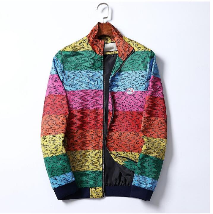

NEW Fashion Mens Designer Jacket Cap High quality GG Striped Slim Windbreaker sportswear Outerwear Wind Casual Plus Size Baseball Zipper Hoodies Jackets Coats, 03