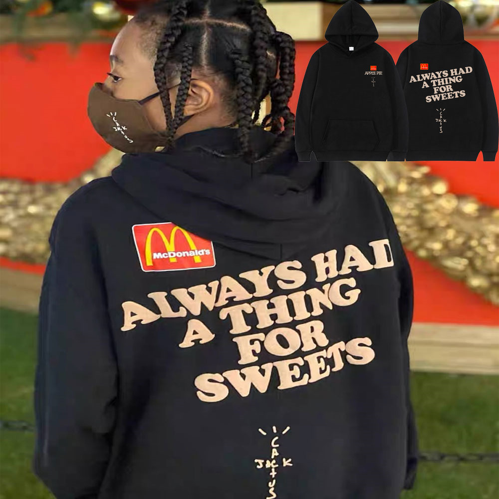 

Awesome Travis Scotts Rapper Hip Hop Hoodies Cactus Jack Swag Print Men Women Casual Sweatshirt Fashion Personality Streetwear, Black