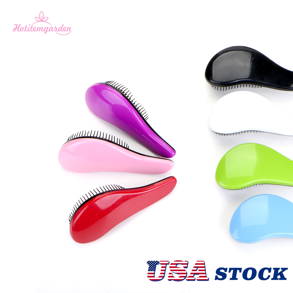 

7 colors to choose Shower Magic Hair Styling Brush Comb Tangle Hair Care Salon Detangling PVC Home use