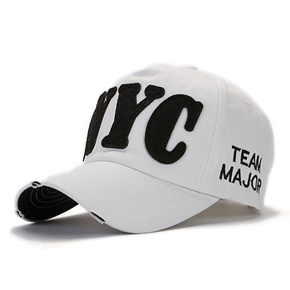 

Cap female earth spring summer four seasons Korean casual cotton NYC curved eaves duck tongue baseball cap men's fashion brand, Blue;gray