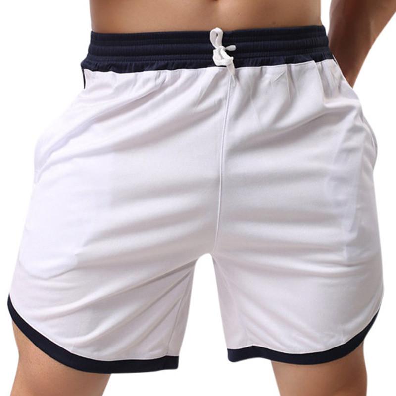

Men's Summer Casual Double-layer Solid Color Shorts Plus Size Fitness Sports Training Quick-drying Jogging Pants Outdoor, Beige