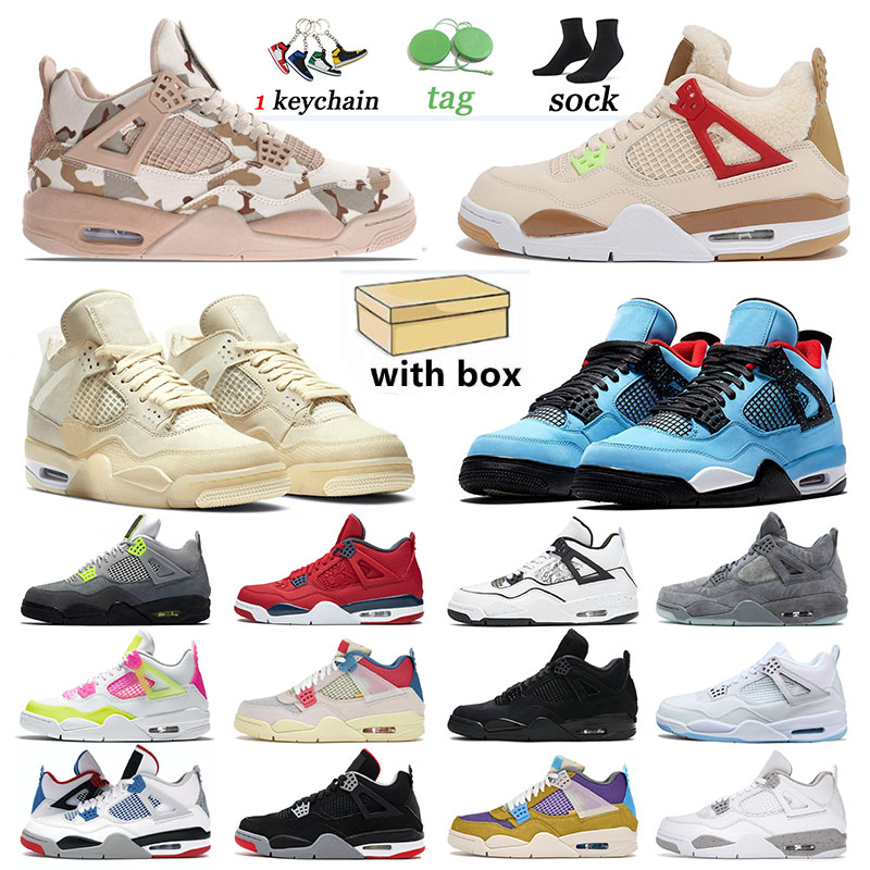 

Jordan4s Air Jorden 4 Men Basketball Shoes White Off Jumpman 4s Travis Scott Cactus Jack Sail FIBA IV Women Trainers Wild Things Jordan Retro Designer Sport Sneakers, 36-40 lemon venom