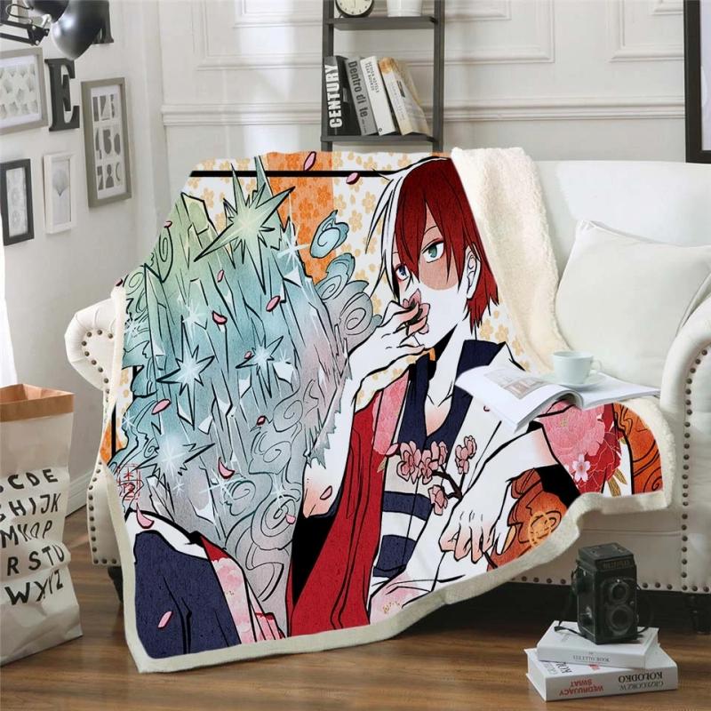 

Scarves 3D Print Rectangle Sherpa Blanket Wearable Throw FJ25