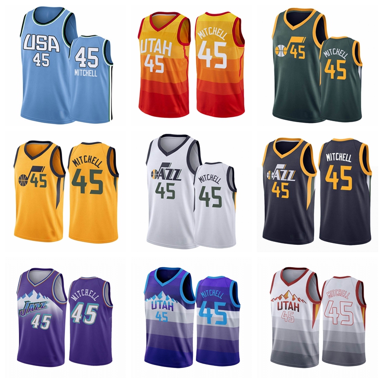 

Basketball Jersey Utah Jazz MEN Donovan Mitchell 2020-21 Icon Hardwood, Black