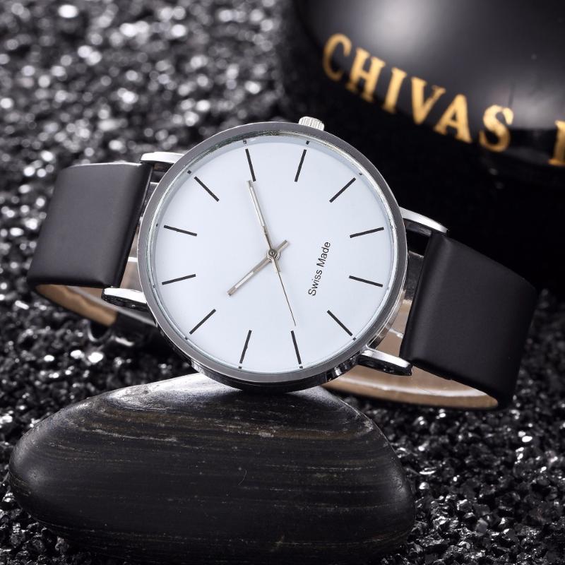 

Wristwatches Relogio Masculino 2021 Wristwatch Top Famous Men Women Wrist Watch Unisex Business Hodinky Male Clock Quartz-watch, White dial