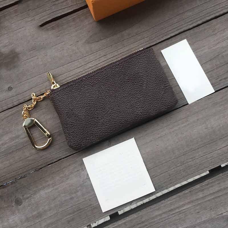 

KEY Wallet POUCH M62650 POCHETTE CLES Fashion Womens Mens Keychains Credit Card Holder Coin Purse Luxury Designers Mini Wallets Bag Leather Handbags, Extra shipping fee