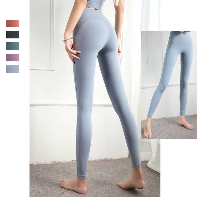 

Women Leggings 2021 Push Up Plus Size Sleep Bottoms Leggins Buttery Soft Naked Feeling Sport High Waist Gym Alo Yoga Pants X0628, Black leggins