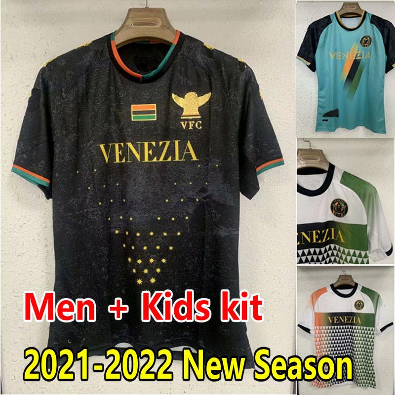 

21 22 23 Venezia FC Soccer Jerseys home Black Away White Third Blue 4th Red 10# ARAMU 11# FORTE Venice 2022 2023 BUSIO 27# Football Shirts 3rd Adukt Kids Kit Uniforms calcio, Kids 21/22 home