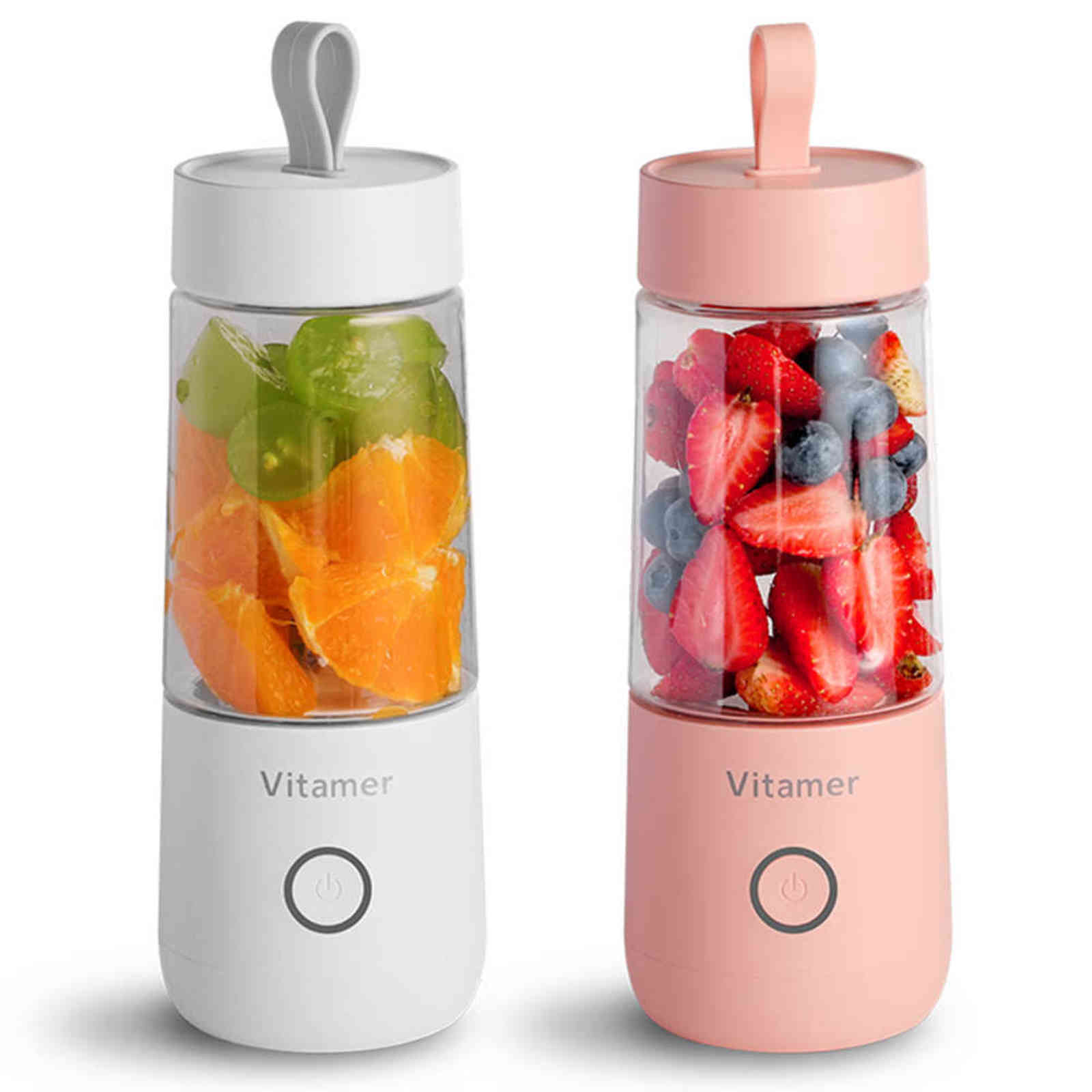 350ml Portable Juicer Electric USB Rechargeable Smoothie Blender Machine Mixer Mini Juice Maker Fast Food Processor Mobile Mixer H1103-image-737254380