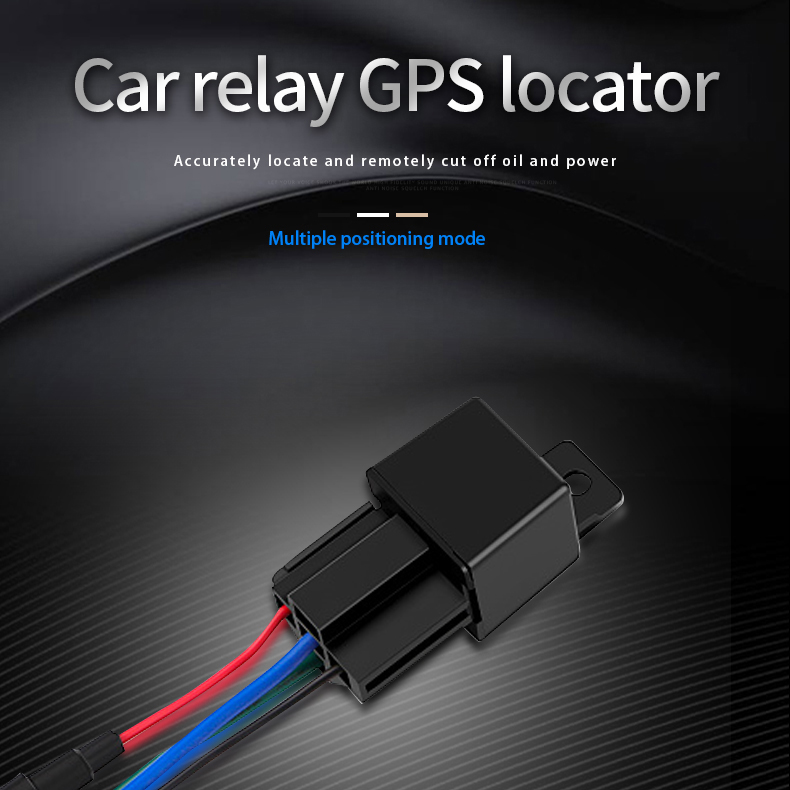 

C13 Car Safety Relay GPS Tracker GSM Locator APP Tracking Remote Control Anti-theft Monitoring Cut Oil Power Car-Tracker358H