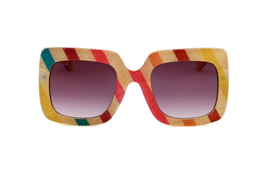 Nouveau design de mode lunettes de soleil classique grand cadre carré à la mode style avant-gardiste top qualité uv400 verres de protection des l