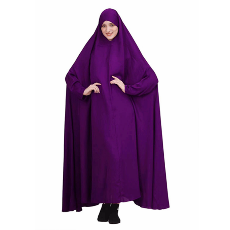 

Eid Muslim Women Hijab Dress Prayer Garment Jilbab Abaya Long Khimar Full Cover Ramadan Musulman Gown Abayas Islamic Clothing