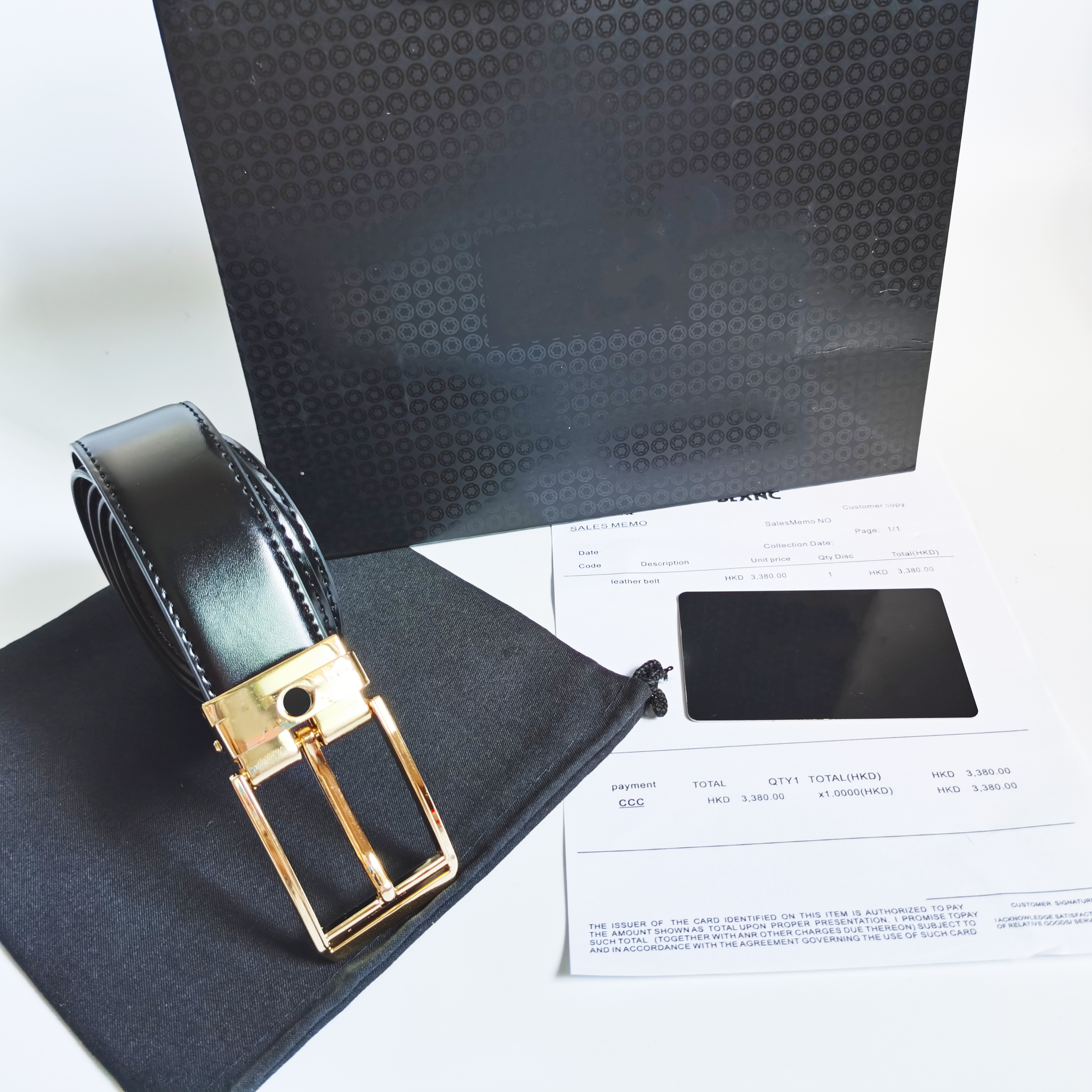 

Gift box Leather Needle Buckle Belt, Men's Fashion Holiday Travel Matching Belts Length 105cm-125cm, Black