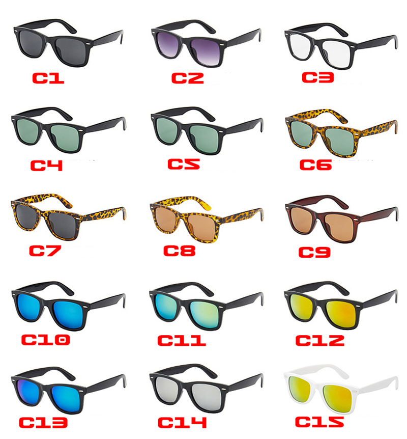 

Brand Designer Sunglasses For Men Woman Fashion Square Sun Glasses Reflective Coating Eyewear 31 Color