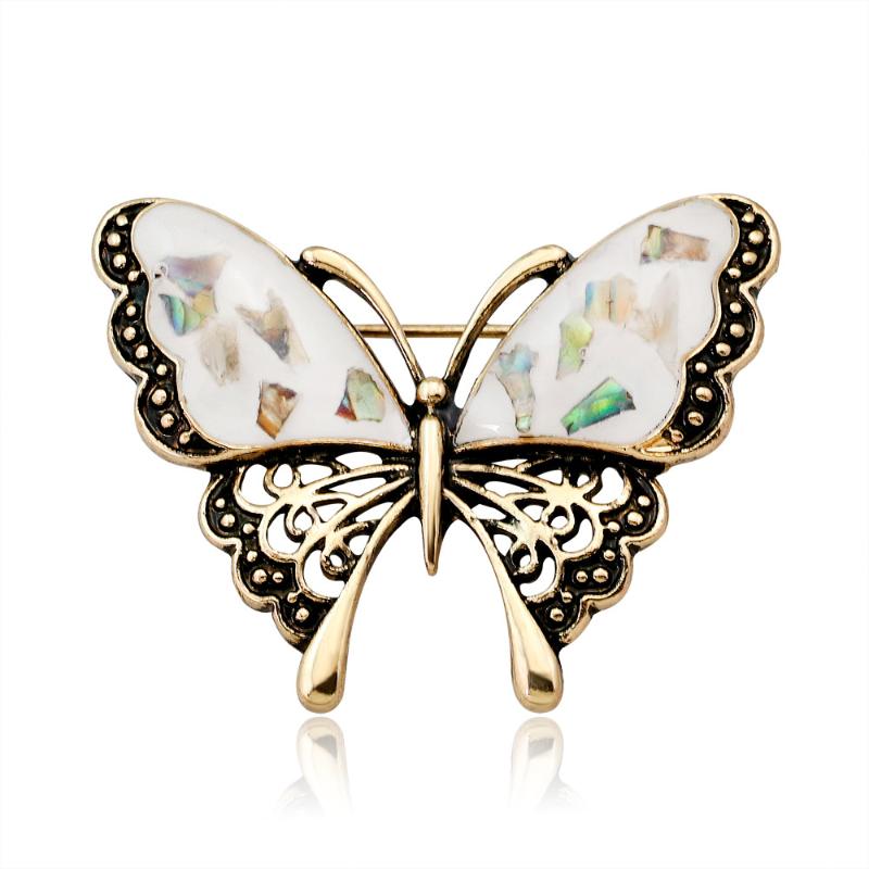 

Pins, Brooches HOSENG Butterfly Animals Brooch Pin Vintage Costume Jewelry Party Wedding Pins For Women Accessories