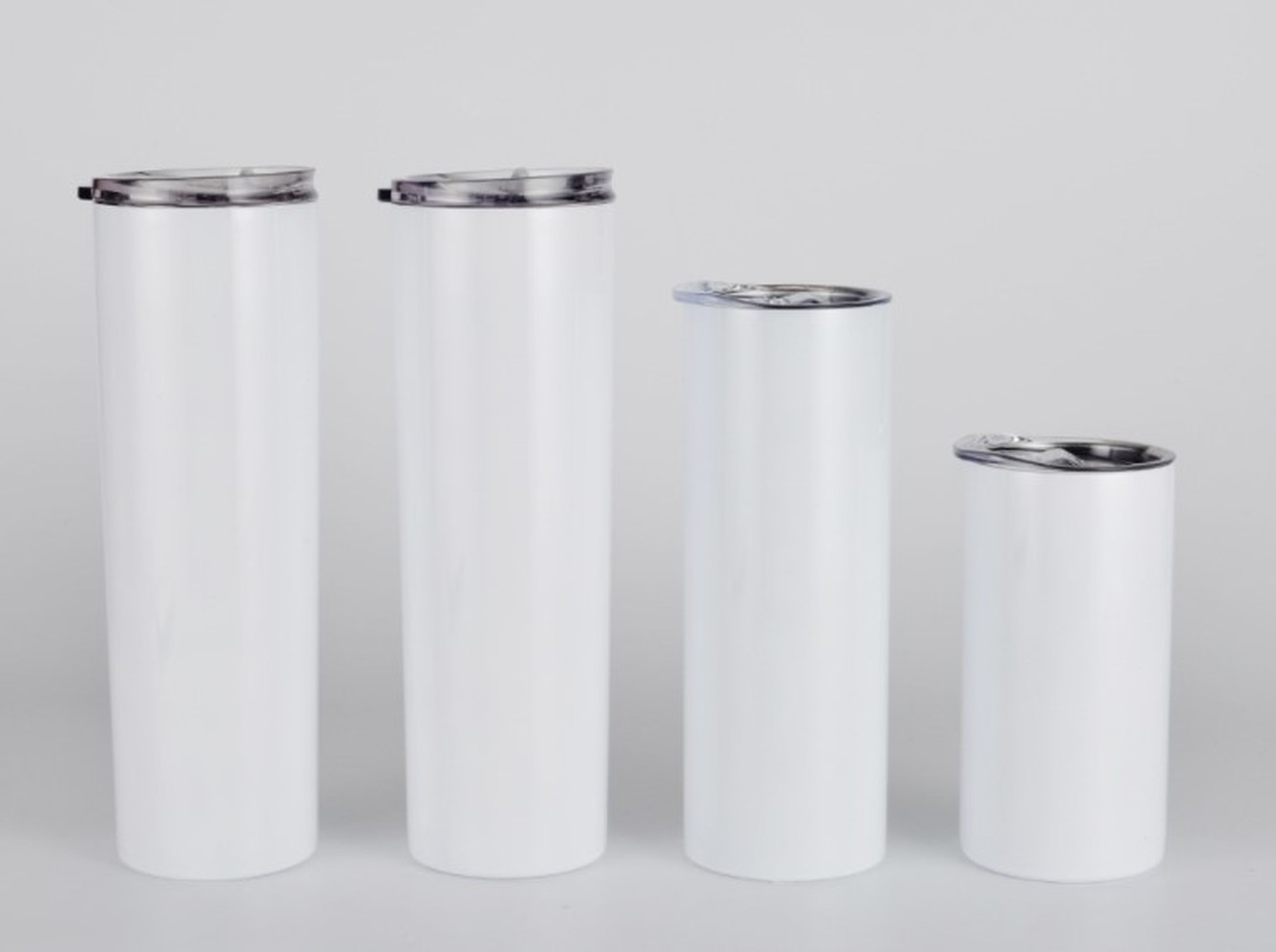 

STRAIGHT 15oz 20oz 30oz Sublimation White Blank STRAIGHT Tumblers With Straw Stainless Steel Water Bottles Double Insulated Cups Mugs, White straight sublimation