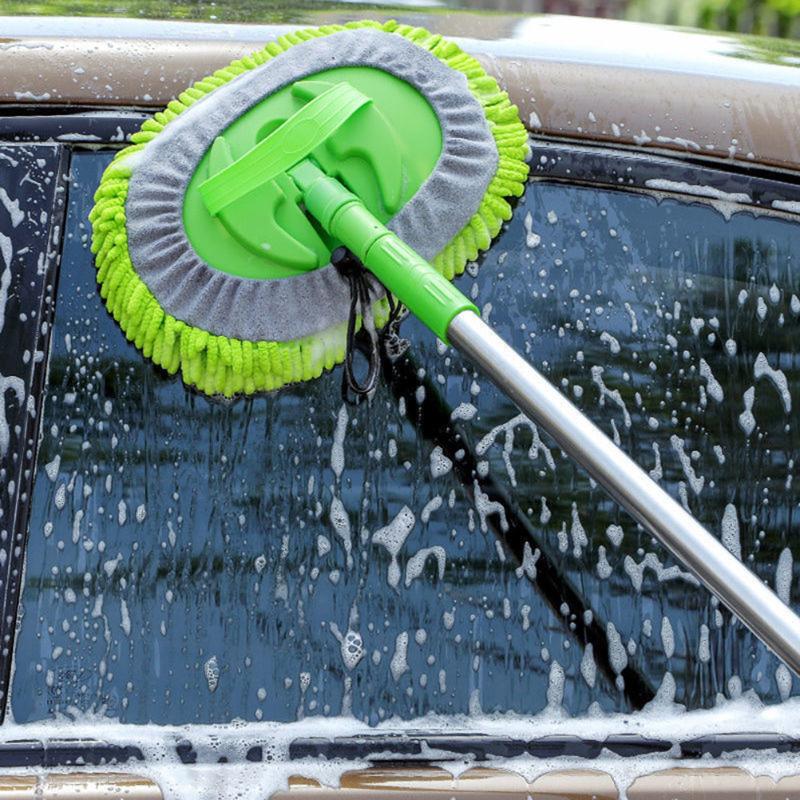 

Car Sponge Auto Care Detailing Wash Mop MiWith Replacement Head Brush Window Cleaner Multifunctional Cleaning Kit