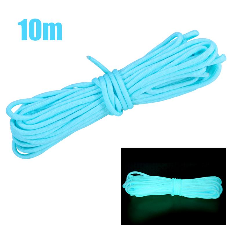 Camping Parachute Cord Lanyard Tent Rope Fluorescent Outdoor Survival Kit Hiking Clothesline For Bracelets Climbing Tools Gadgets-image-696581255