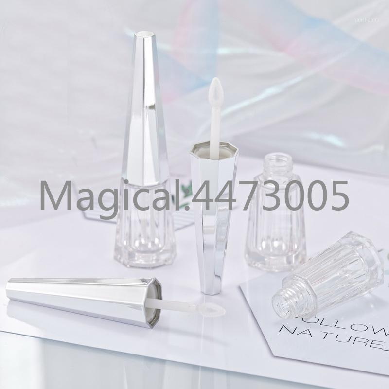 

Storage Bottles & Jars 10/30/50pcs 4ML Silver Cosmetic Liquid Lipstick Bottle,Empty Portable Lip Gloss Tube With Brush,Professional Beauty M