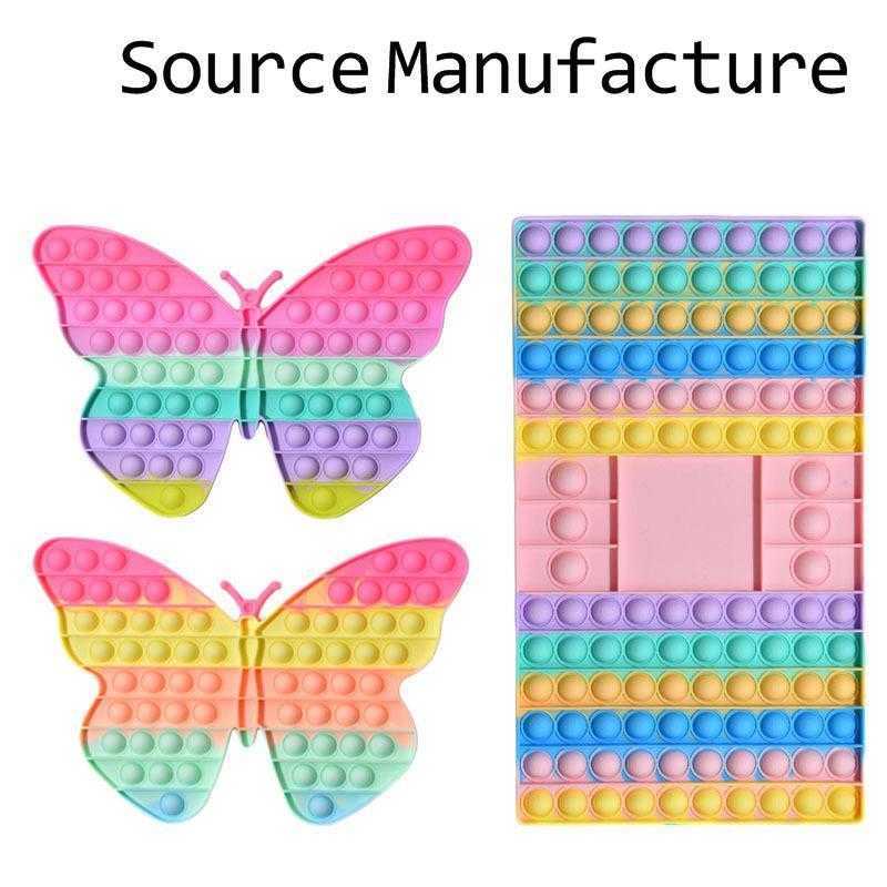 

Super Large giant butterfly chessboard push pop fidget bubbles popper finger poo-its puzzle toys family kids game jigsaw decompression stress relief G672VA3