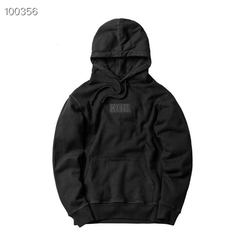 

men's and womens ClothingBox Hoodie Men Women 1:1 High Quality Embroidery Hoodies Sweatshirts Fashion Casaul Kith Pullover SH190823CS7T, Black