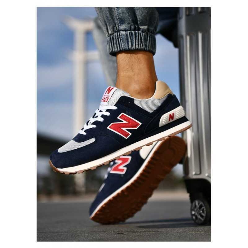 Running Students 2021 Sports Men's Sho 574 Spring and Autumn Bain Cool N-word Leisure Couple Large Trendy