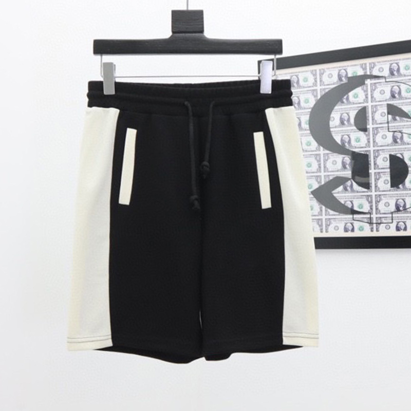 

Beach Pants designer Track Shorts Drawstring Relaxed Homme Fashion clothes Embroidery letters Paris Mens women Summer Casual Running loose B, White;black