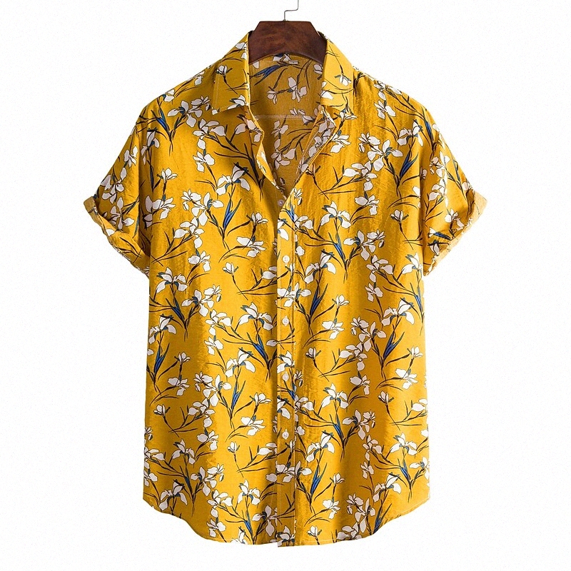 Chemise pour hommes Autres impressions Lettre Animal Bouton Bouton Daily Collier Vacances Daily Holiday Chemises à manches courtes Tops Beach Boh