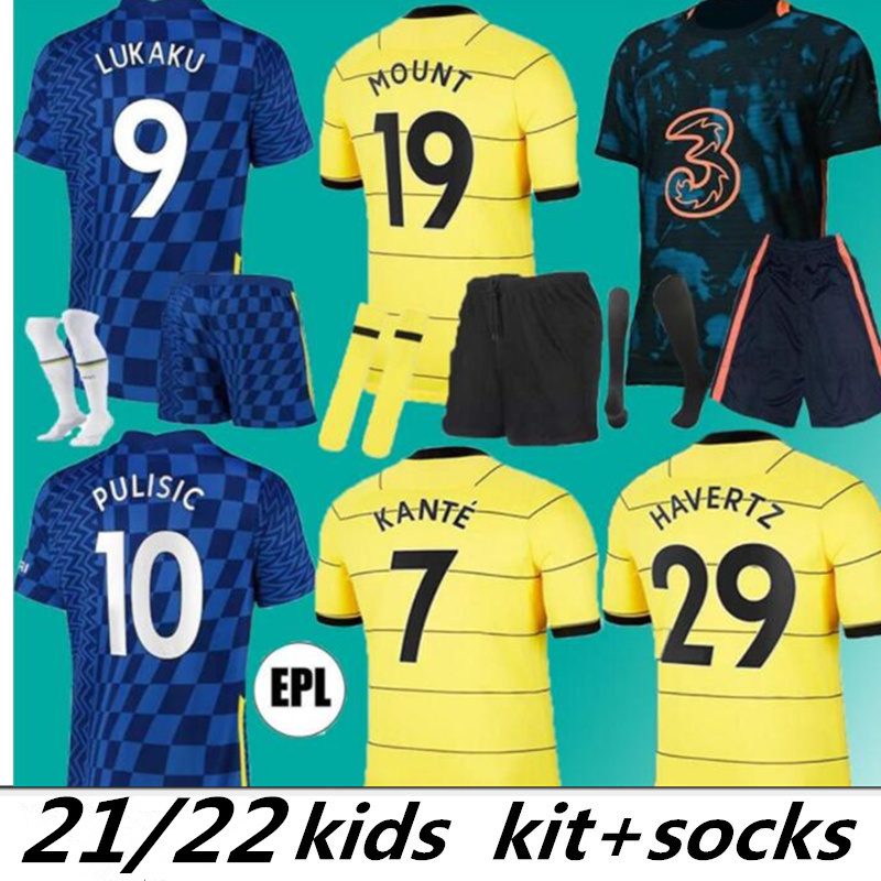 

kids kit 2021 CFC soccer jersey LUKAKU PULISIC 2122 ZIYECH HAVERTZ KANTE WERNER ABRAHAM CHILWELL MOUNT GIROUD football shirt fans, White