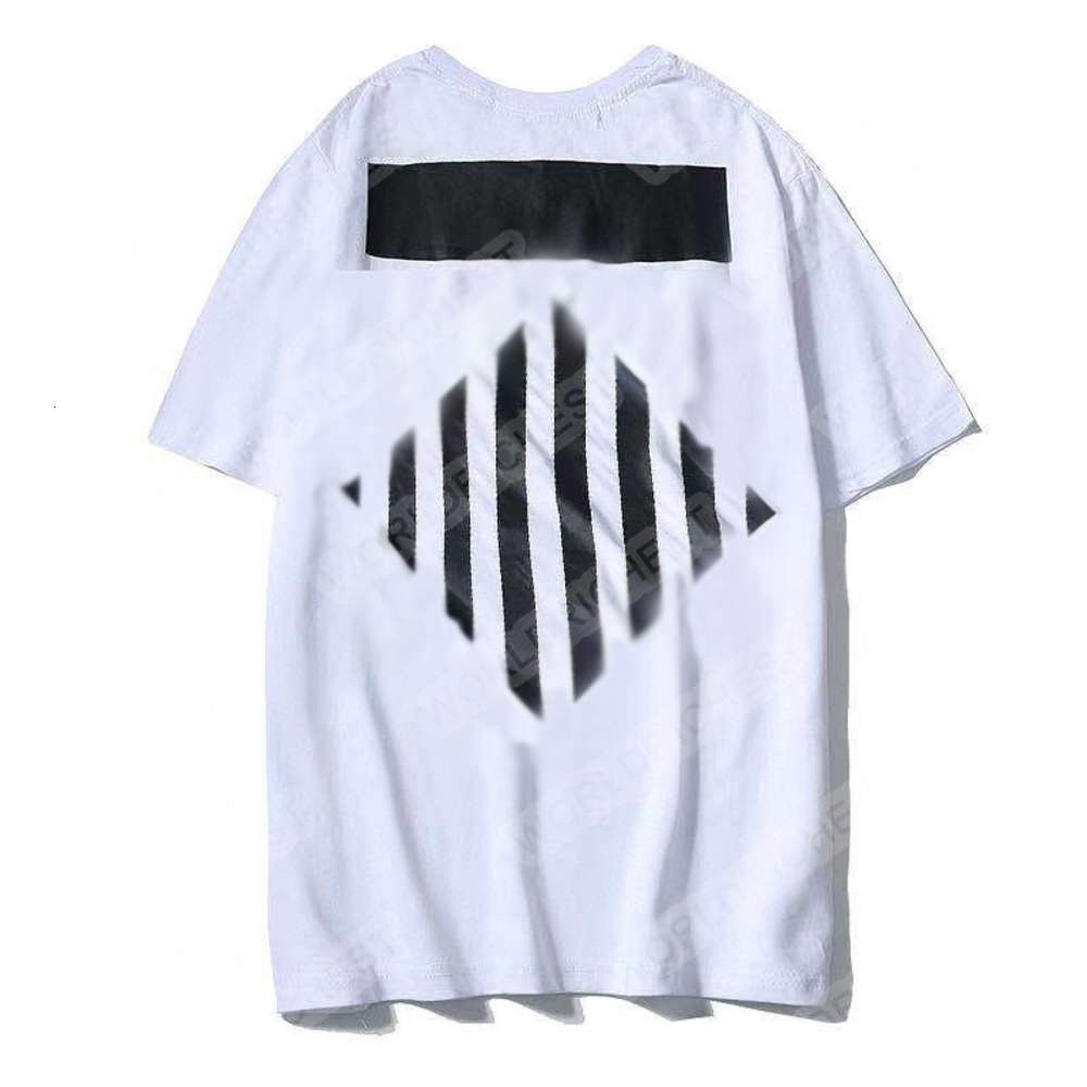 

Off Mode Katoen Korte Mouwen Heren Top T Shirt Couples Of Black White Mens Print T-shirt Casual Tee Terug Afdrukken, Extra shipping fees not product