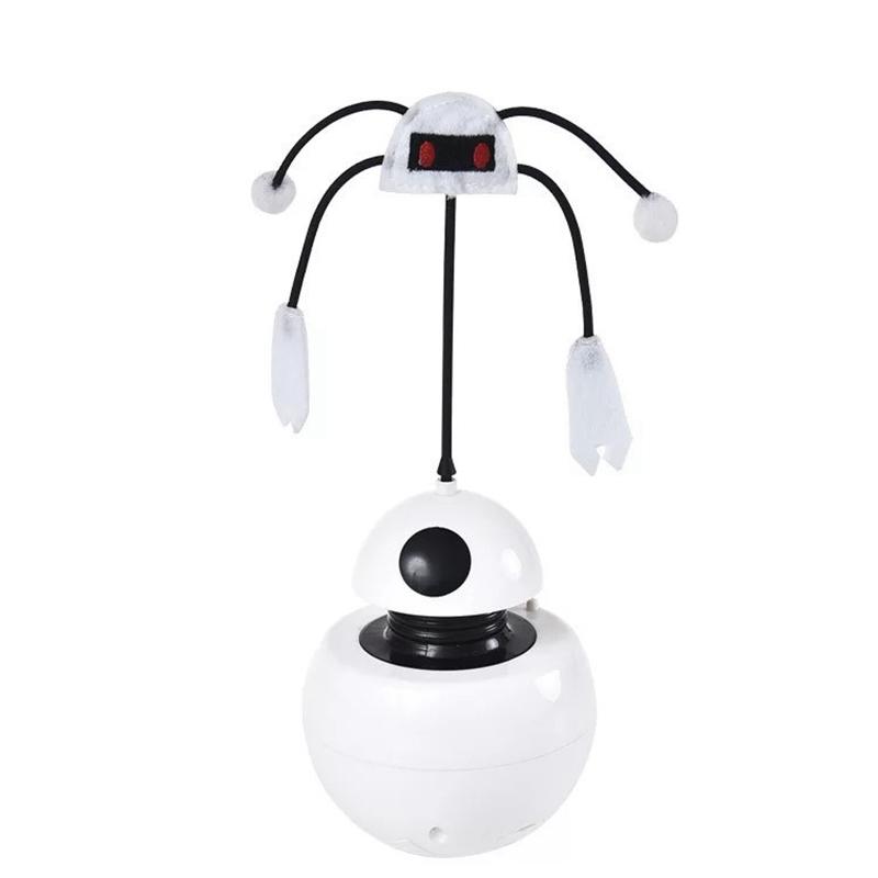 

Funny Cat Toy 3 In 1 Multifunctional Robot Tumbler 360 Degree Automatic Rotating Interactive Smart Toys
