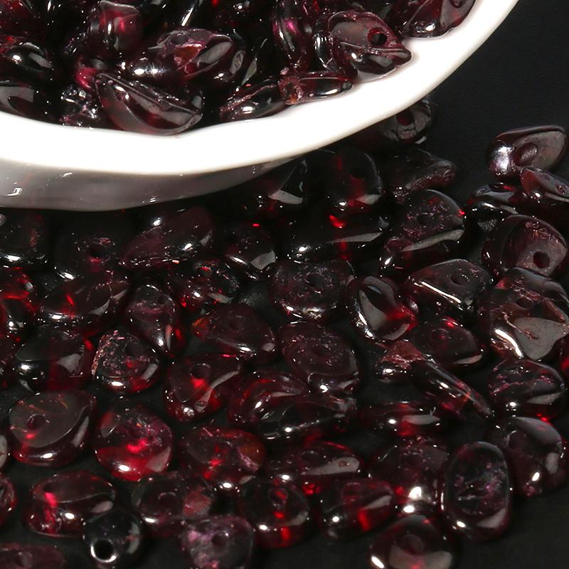 

Other Red Garnet Stone Beads Natural Irregular Gravel Chips Loose Spacer For Jewelry Making DIY Earrings Necklace 16" Inches