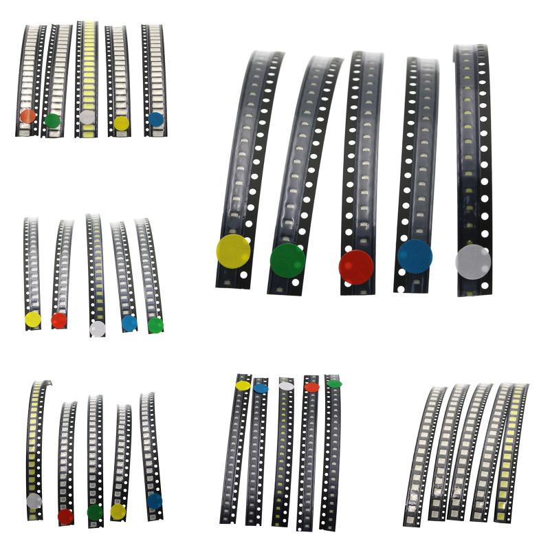 

Car Headlights 100pcs SMD LED Diode Lights Chip, High Intensity Super Bright Lighting Bulb Lamps Electronics Components Light Emitting