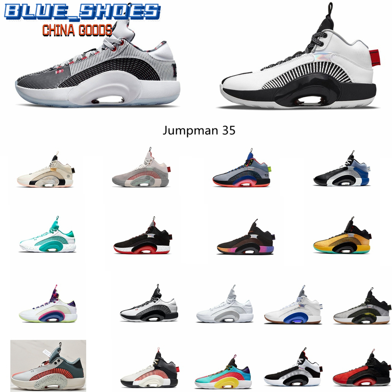 

Men Jumpman 35s Basketball Shoes Mens 35 White Black Quai 54 PF Guo Ailun Paris Reflexology Luka Doncic Titan 22 Clot Jade Warrior Sunset, Customize