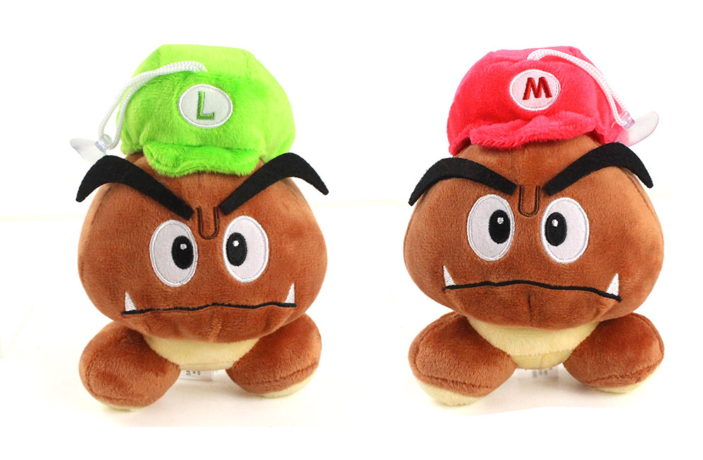 

Goomba Soft Doll Plush Toy For Kids Christmas Halloween Gifts 15cm, As picture