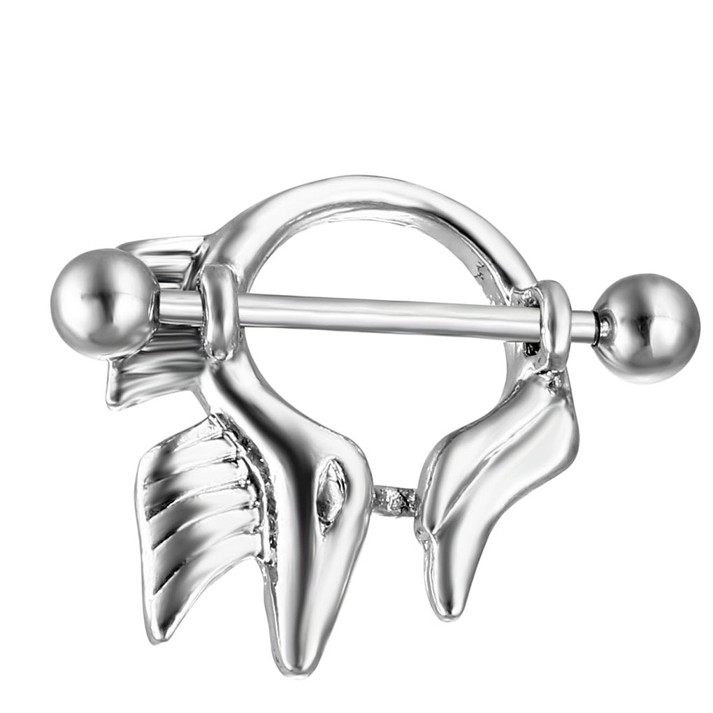 

D0570 Silver Nipple Ring