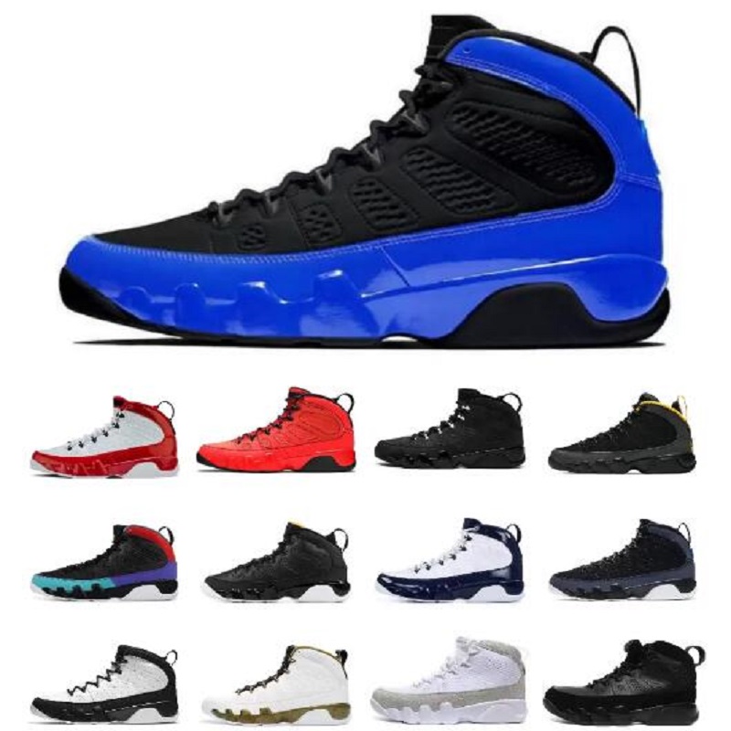 

Jumpman Mens 9 OG Basketball Shoes 9s Change The World Bred Racer Pearl Blue Snakeskin White Pink University Gold Silver Glitter Barons Men Sports Trainers Sneakers, # 13