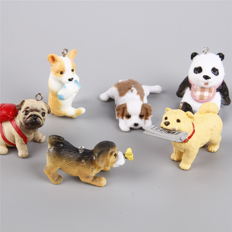 

Charms 30-50MM Fashion Craft Animal Jewelry Resin 3D Pet Dog Puppy For Keychain Making Pendants Hanging Handmade Diy Material1, Bronze;silver