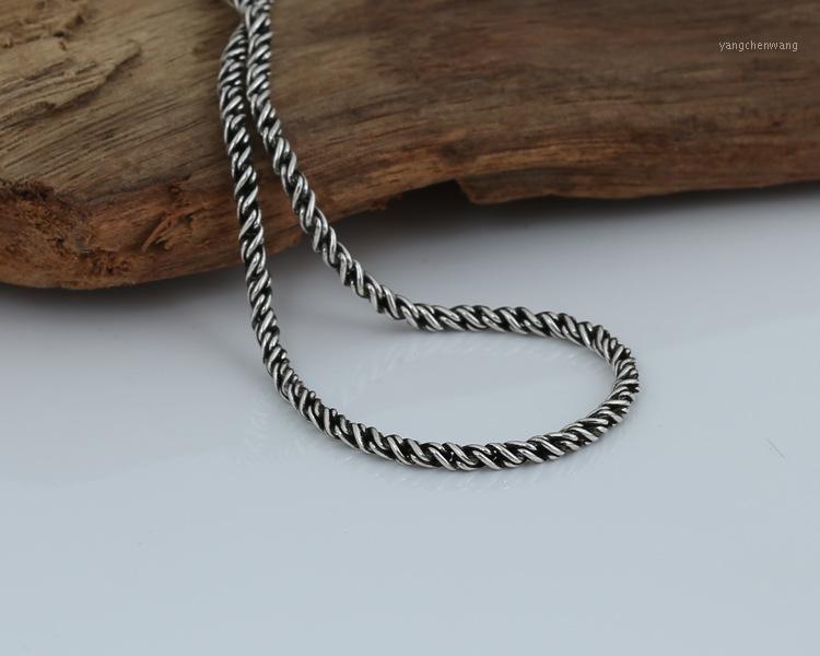 

3mm Solid 925 Sterling Silver Men's ROPE CHAIN NECKLACE JEWELRY A4870 Chains