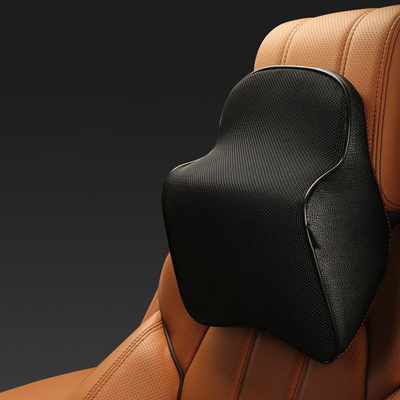 

Seat Cushions Car Neck Pillow 3D Memory Foam Head Rest Adjustable Auto Headrest Cervical Pillows